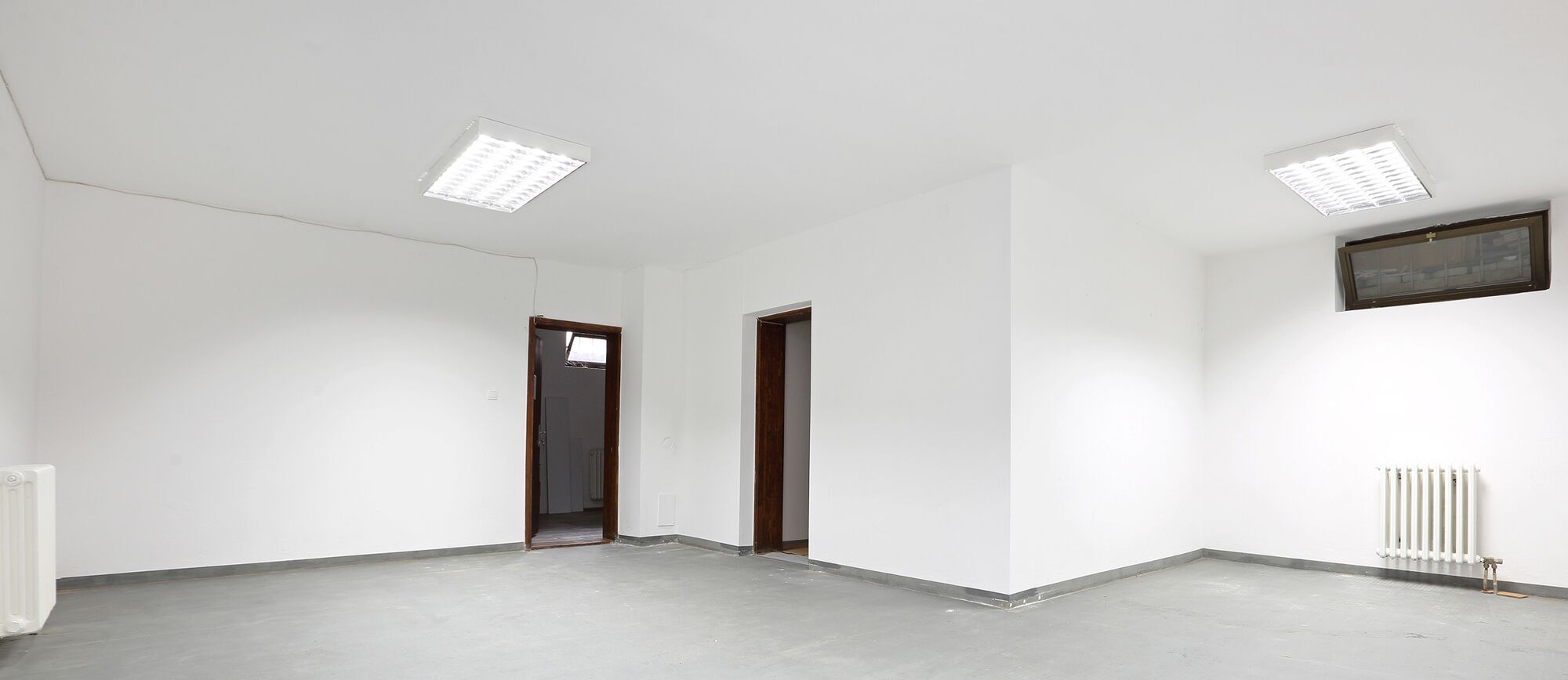 sanierter Keller im Rohbau nach einem Feuchteschaden mit Schimmelbildung